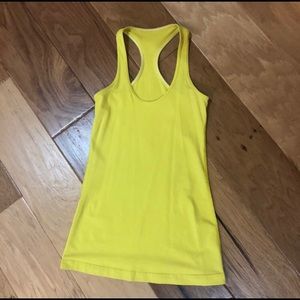 Yellow Lululemon tank